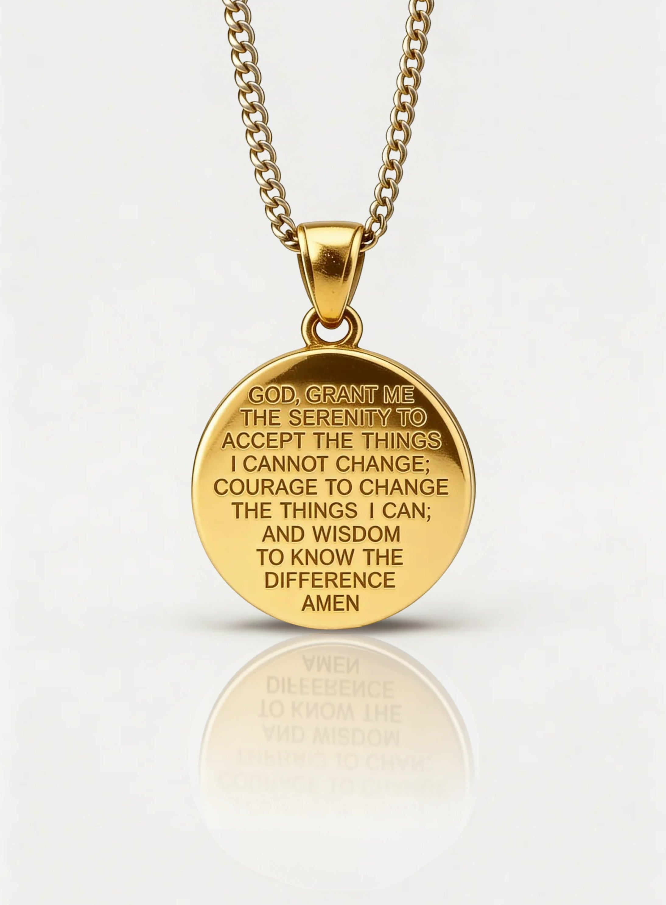 MOTHER OF GOD QUARTER NECKLACE