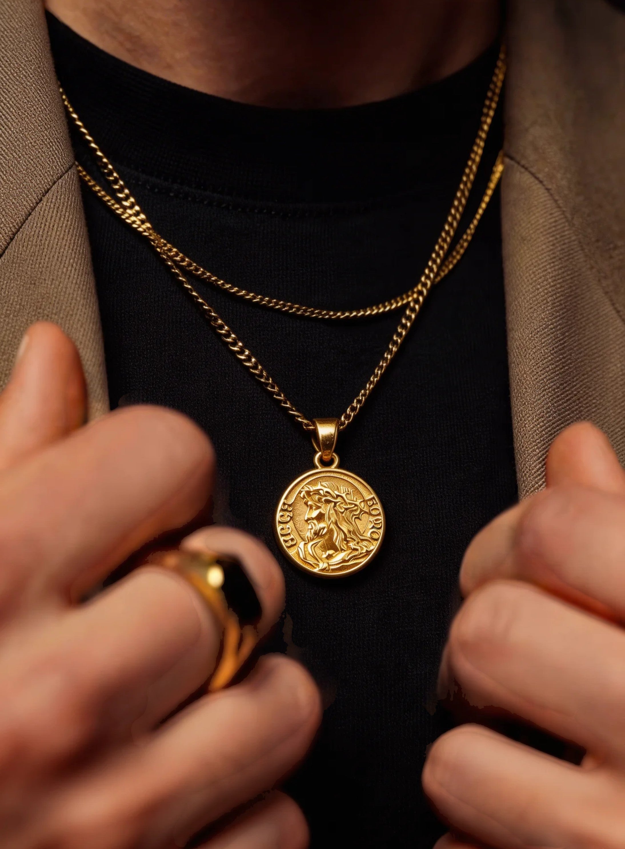 JESUS QUARTER NECKLACE