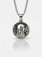 MOTHER OF GOD QUARTER NECKLACE