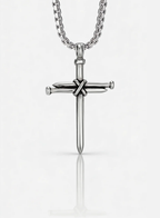 THREE NAILS CROSS NECKLACE