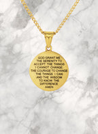 MOTHER OF GOD QUARTER NECKLACE