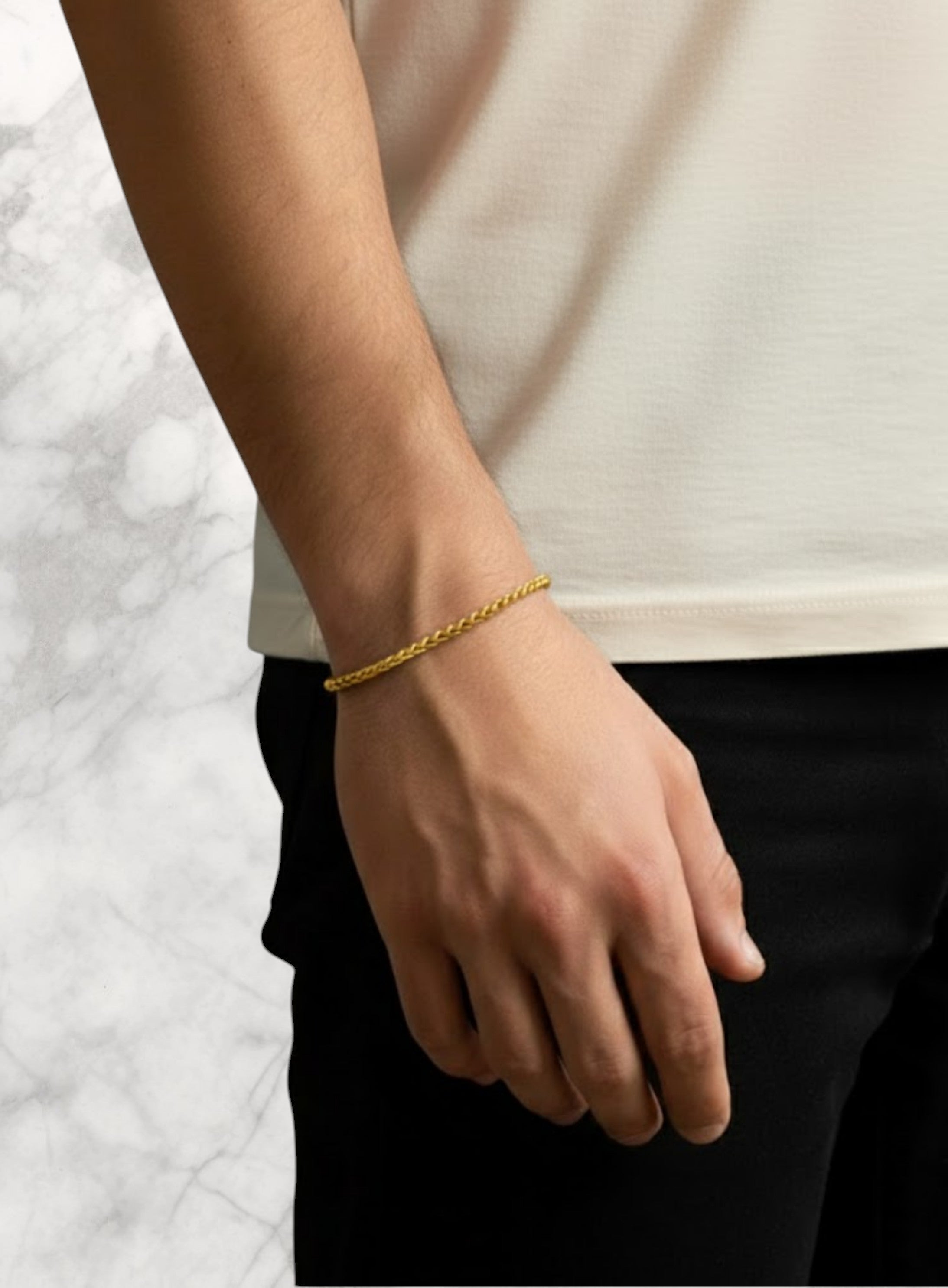 WHEAT BRACELET 3MM