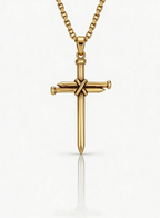 THREE NAILS CROSS NECKLACE