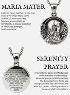 MOTHER OF GOD QUARTER NECKLACE