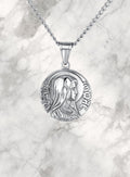 MOTHER OF GOD QUARTER NECKLACE