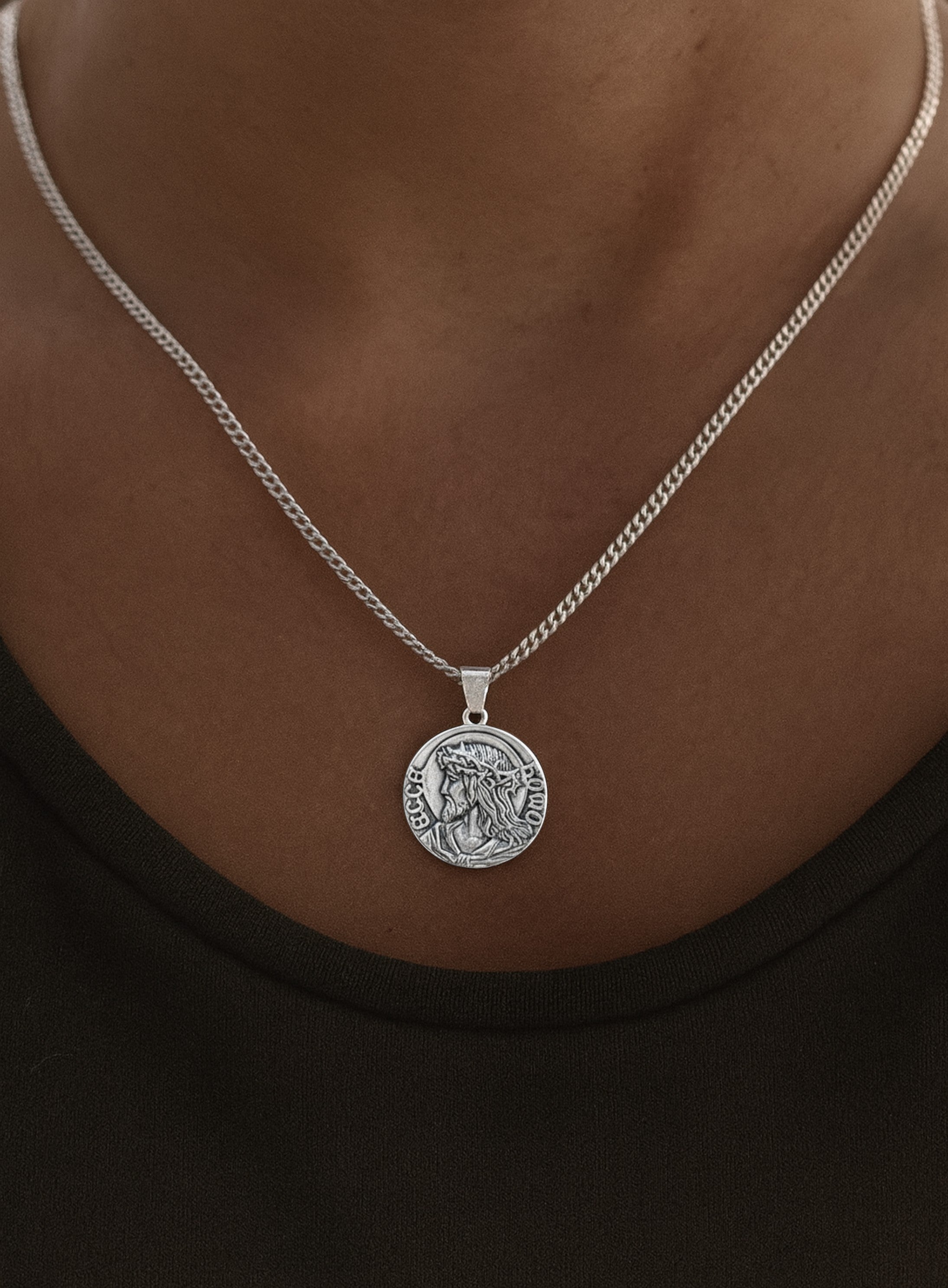 JESUS QUARTER NECKLACE
