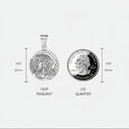 JESUS QUARTER NECKLACE